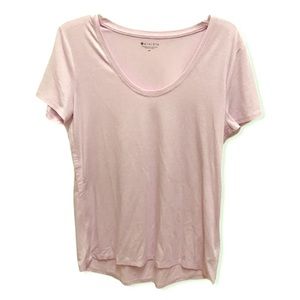 Athleta scoop neck t shirt lilac pink